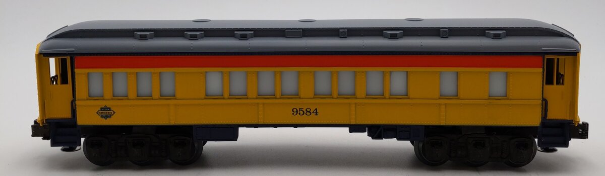 Lionel 6-9584 O Gauge Chessie Steam Special Passenger Car VG/Box