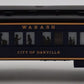 Lionel 6-7231 O Gauge Wabash "City Of Danville" Coach Car EX/Box
