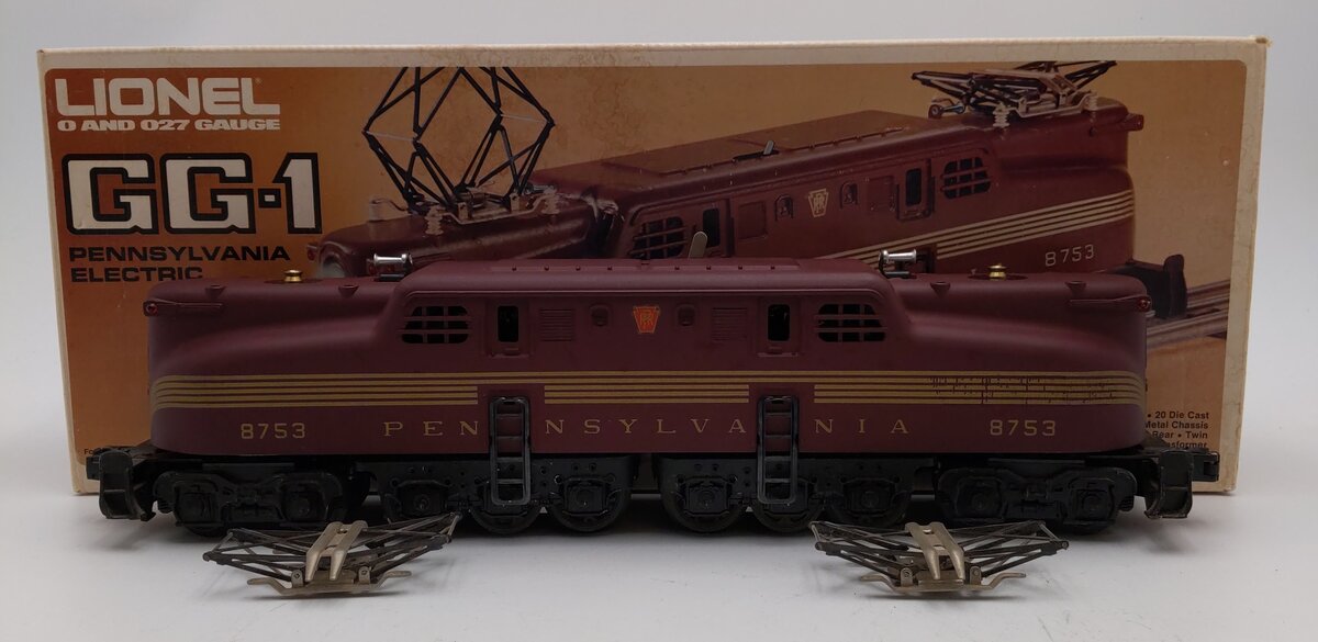 Lionel 6-8753 O Gauge Pennsylvania Railroad GG-1 Electric Locomotive #8753 EX/Box