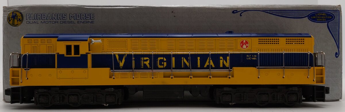 Lionel 6-8950 O Gauge Virginian FM Trainmaster Diesel Locomotive EX/Box