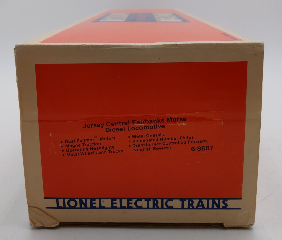 Lionel 6-8687 O Gauge Jersey Central FM Trainmaster Diesel Locomotive #8687 EX/Box