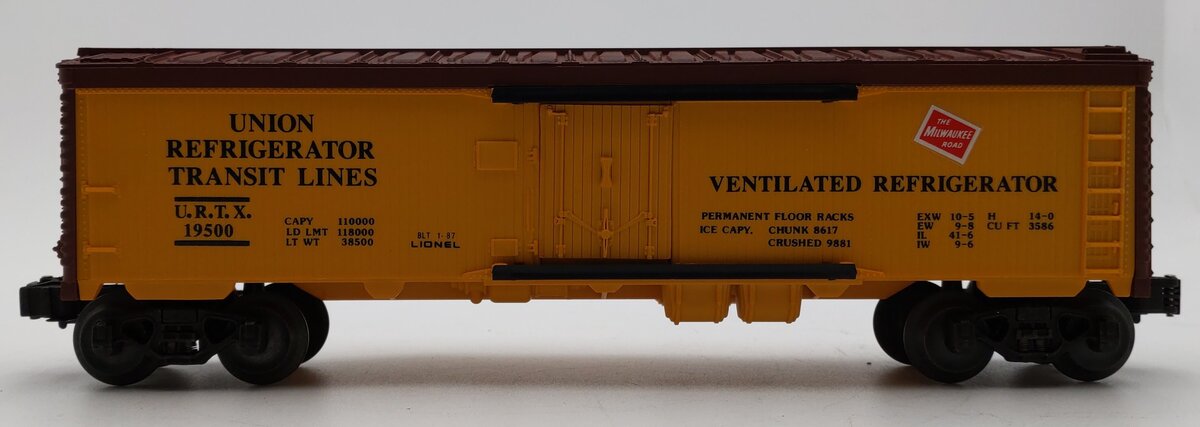 Lionel 6-19500 O Gauge Milwaukee Road Reefer Car #19500 LN/Box