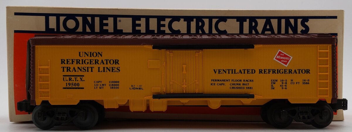Lionel 6-19500 O Gauge Milwaukee Road Reefer Car #19500 LN/Box
