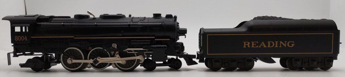 Lionel 6-18004 O Reading 4-6-2 Steam Locomotive & Tender #8004 EX/Box