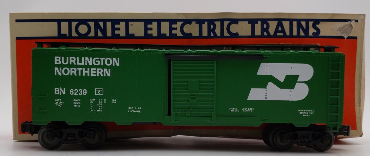 Lionel 6-6239 O Gauge Burlington Northern Standard Boxcar #6239 LN/Box