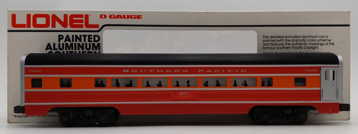 Lionel 6-9592 O Gauge Southern Pacific Daylight Aluminum Passenger Car EX/Box