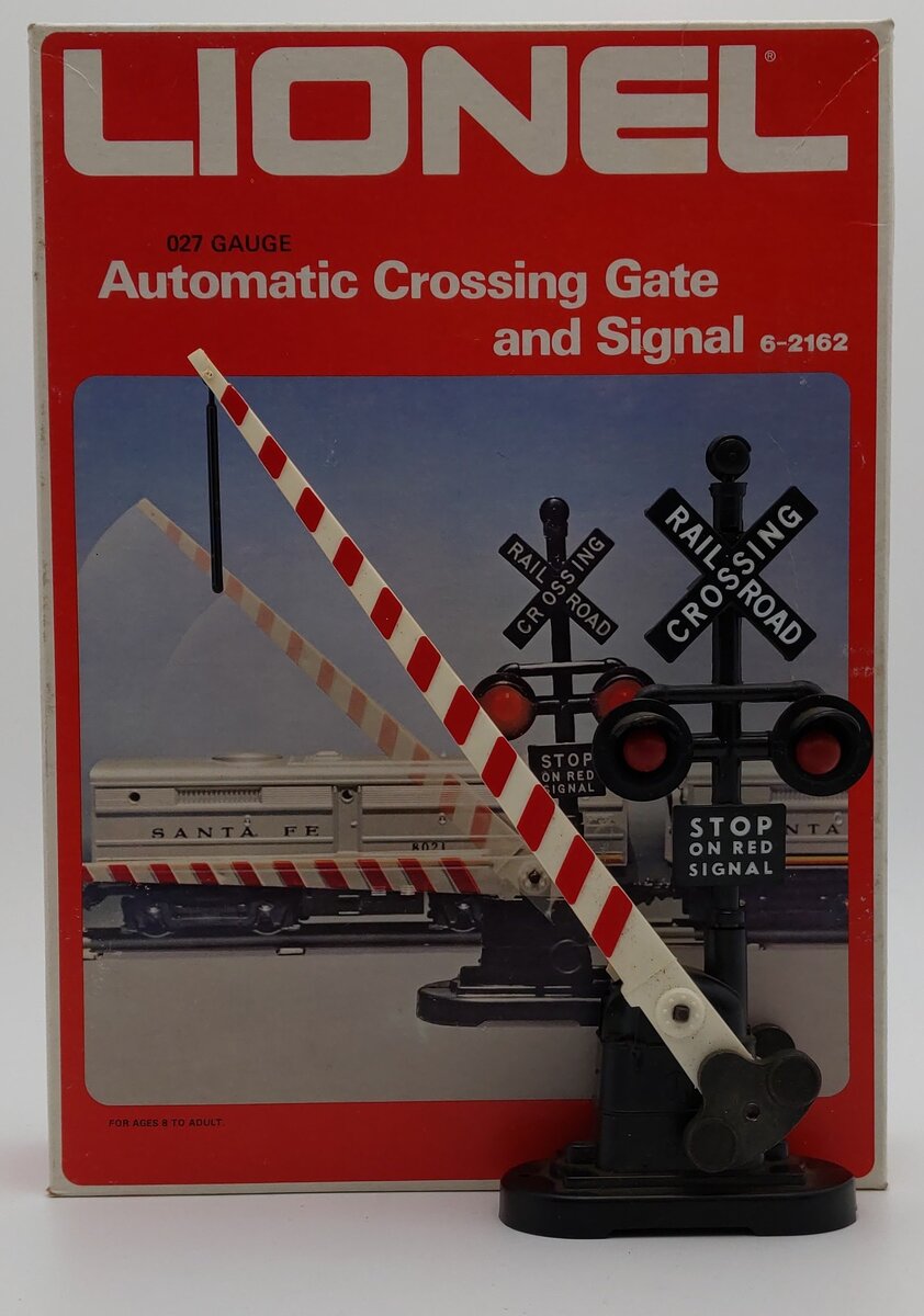 Lionel 6-2162 O Gauge Automatic Crossing Gate & Signal LN/Box