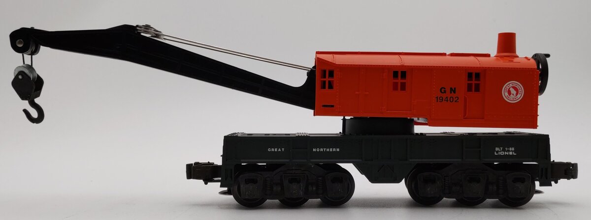 Lionel 6-19402 O Gauge Great Northern Crane Car #19402 EX/Box