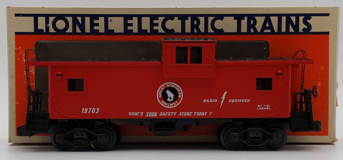 Lionel 6-19703 O Gauge Great Northern Extended Vision Caboose EX/Box