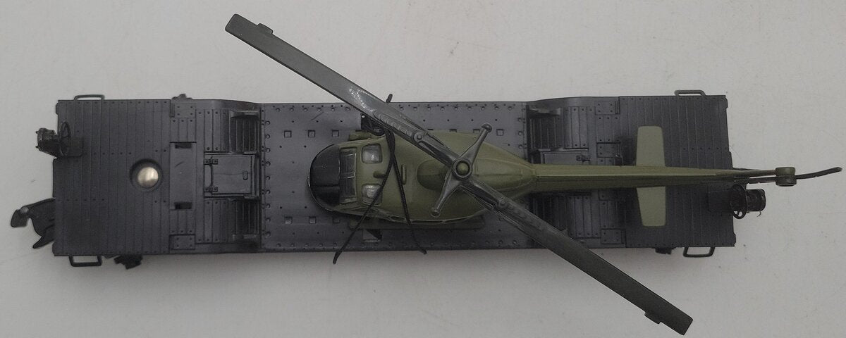 Lionel 6-16952 O Gauge US Navy Flatcar with Ertl Helicopter #16952 EX/Box