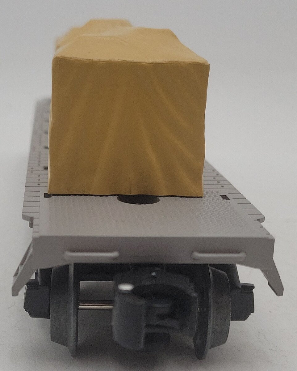 Lionel 6-39392 O Gauge U.S. Navy Flatcar with Tarped Load EX/Box