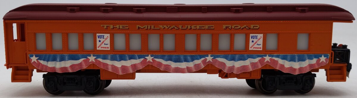 Lionel 6-9527 O Gauge Milwaukee Road FDR Campaign Observation Car EX/Box