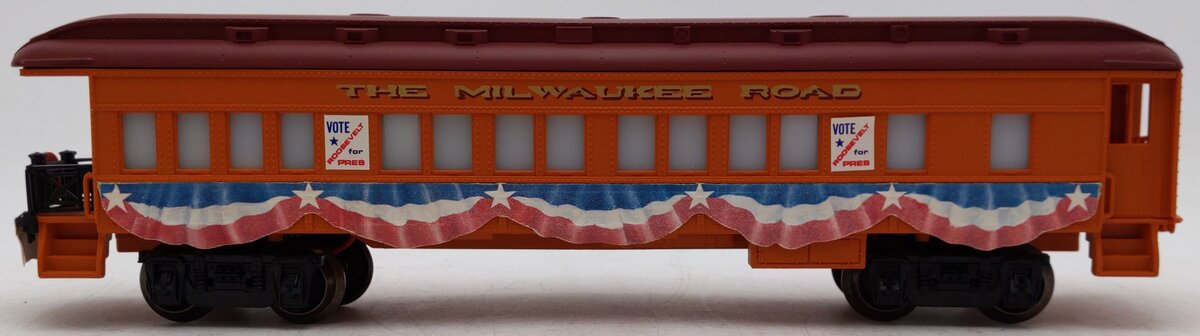 Lionel 6-9527 O Gauge Milwaukee Road FDR Campaign Observation Car EX/Box