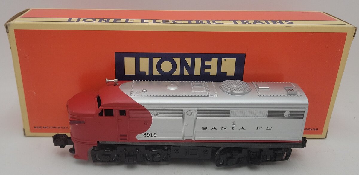 Lionel 6-18919 O Gauge Santa Fe Alco Dummy A Unit Diesel with Horn #8919 EX/Box