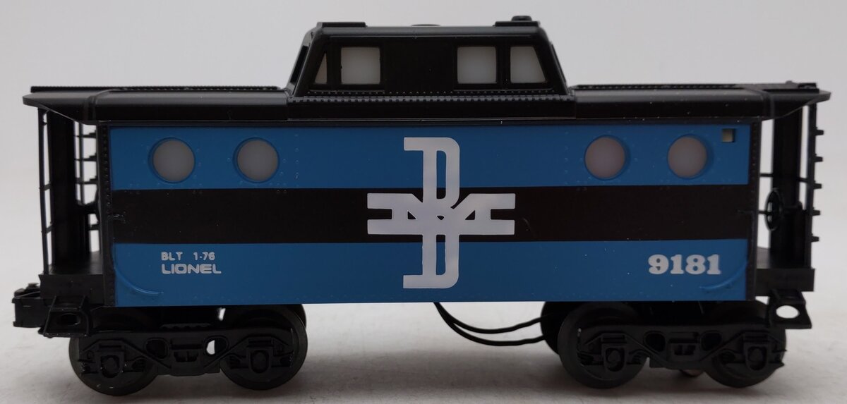 Lionel 6-9181 O Gauge Boston and Maine N5C Porthole Caboose EX/Box