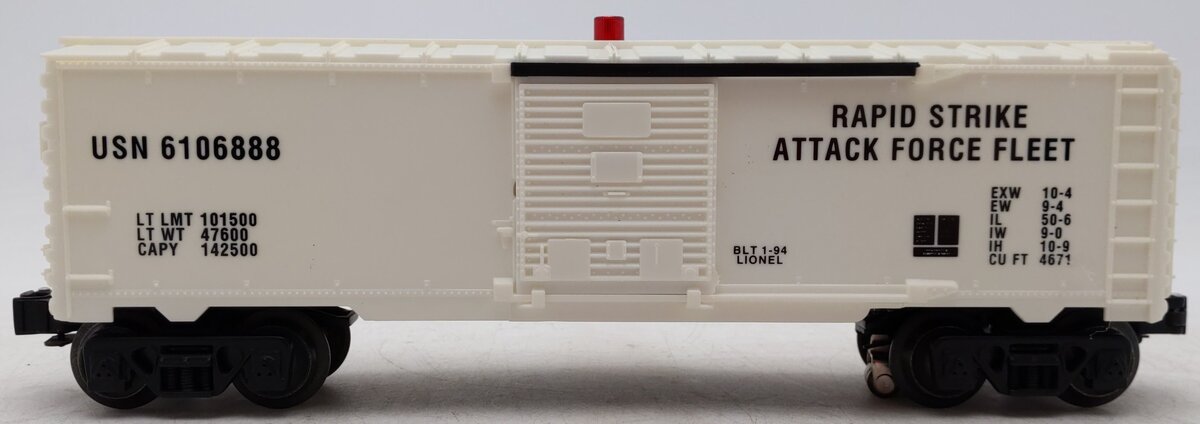 Lionel 6-6106888 O Gauge US Navy Boxcar EX/Box