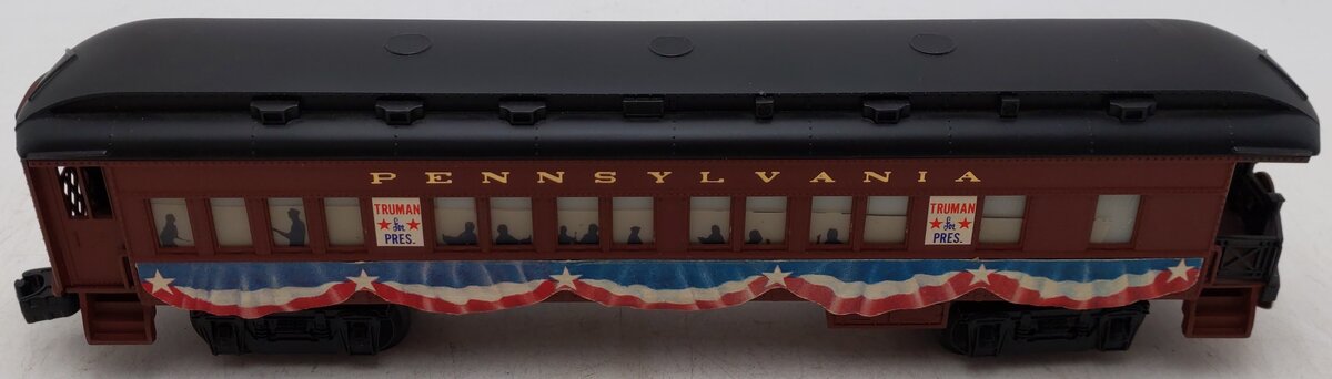 Lionel 6-9528 O Gauge Pennsylvania President Truman Campaign Car EX/Box