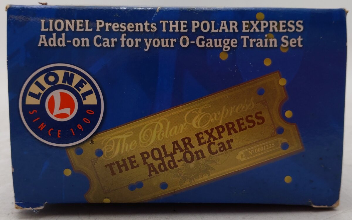 Lionel 6-35130 O Gauge The Polar Express Disappearing Hobo Passenger Coach VG/Box