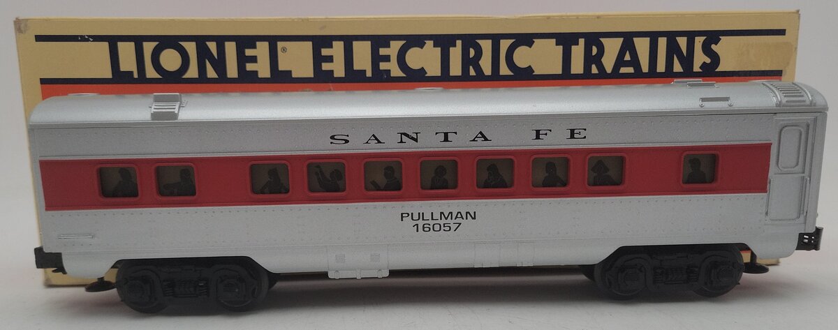 Lionel 6-16057 O Gauge Santa Fe Illuminated Passenger Car EX/Box