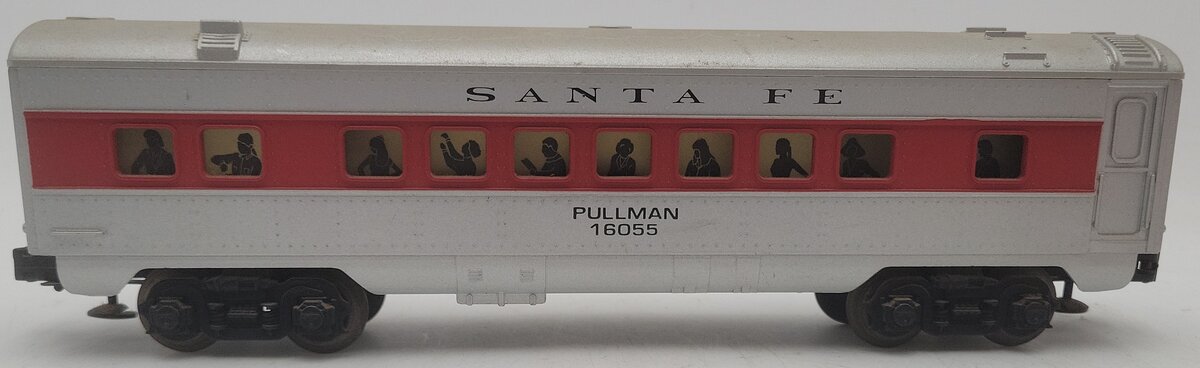 Lionel 6-16055 O Gauge Santa Fe Illuminated Pullman Passenger Car #16055 EX/Box