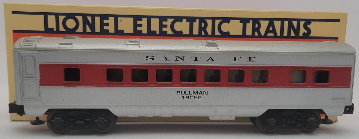 Lionel 6-16055 O Gauge Santa Fe Illuminated Pullman Passenger Car #16055 EX/Box