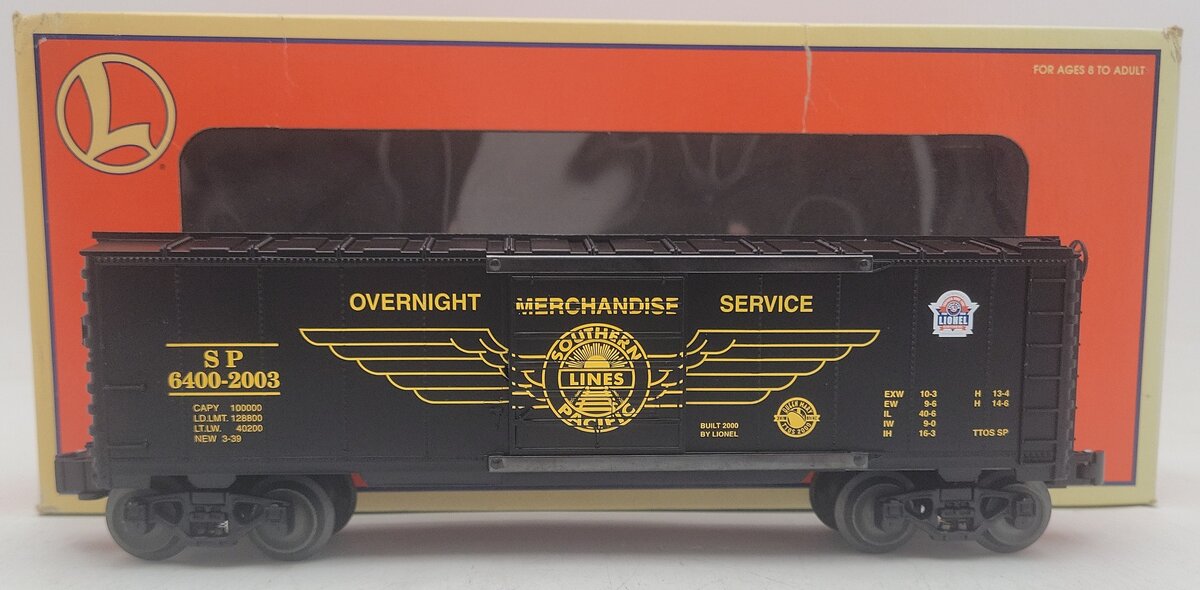 Lionel 6-52203 O Gauge SP TTOS Box Car EX/Box