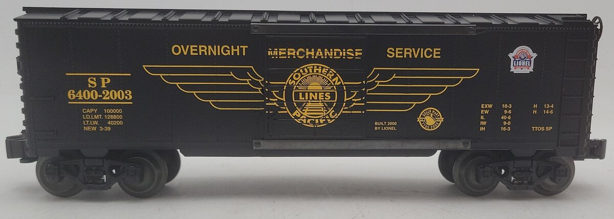 Lionel 6-52203 O Gauge SP TTOS Box Car EX/Box