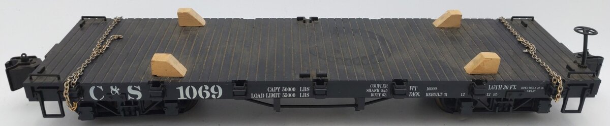 LGB 1069 C&S Flatcar #1069 EX