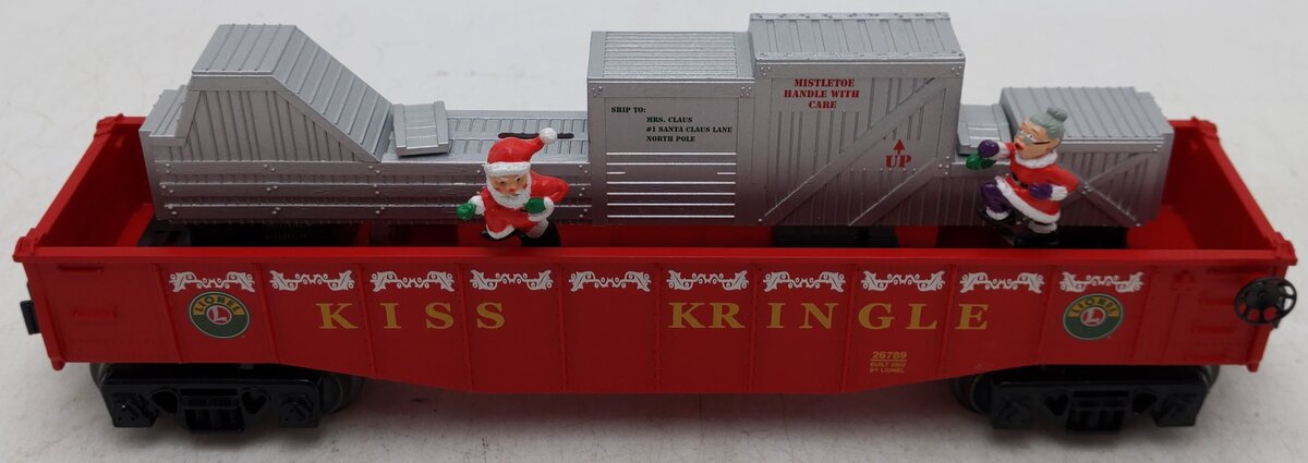 Lionel 6-26789 O Gauge Kris Kringle Chase Gondola EX
