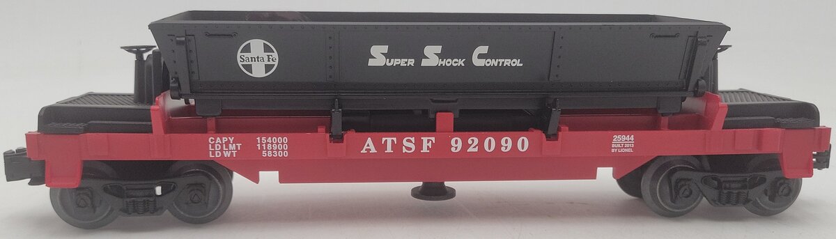 Lionel O Gauge Santa Fe Dump Car #92090 EX