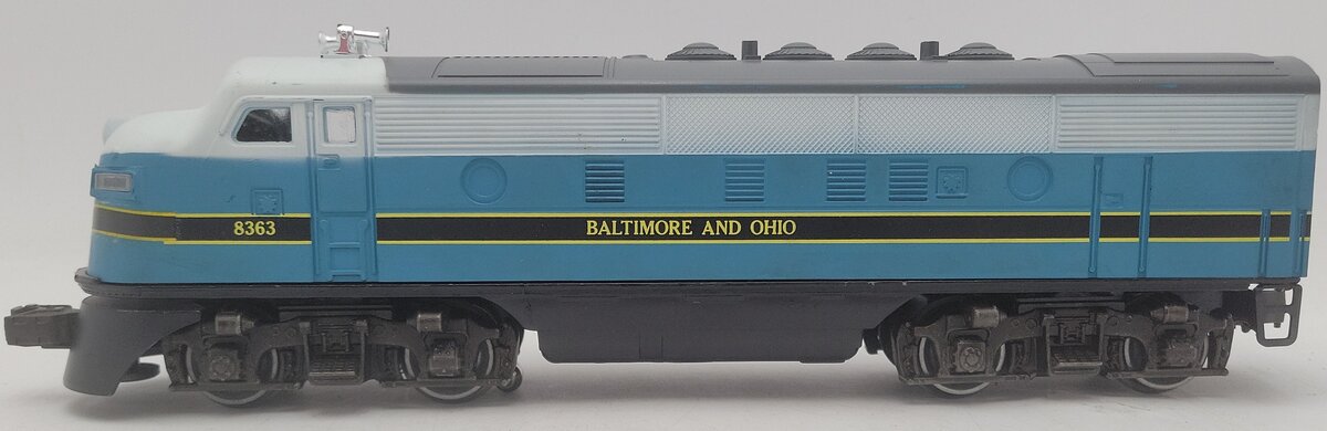 Lionel 6-8363 O Gauge Baltimore & Ohio F3 Powered A Unit Diesel Locomotive EX