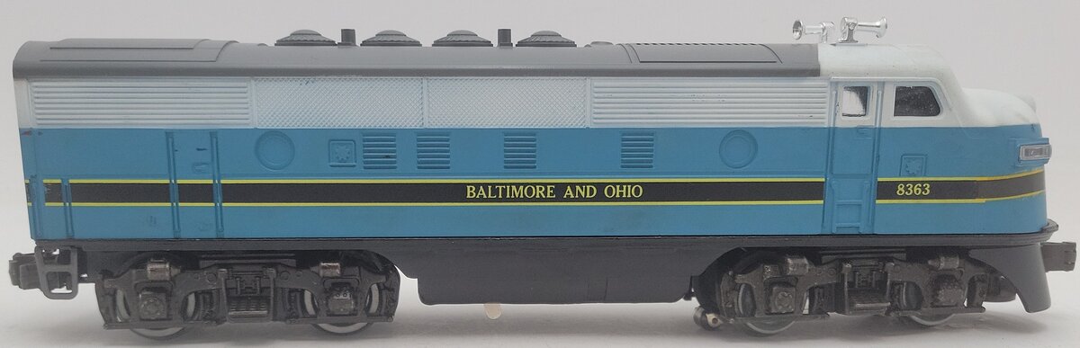 Lionel 6-8363 O Gauge Baltimore & Ohio F3 Powered A Unit Diesel Locomotive EX