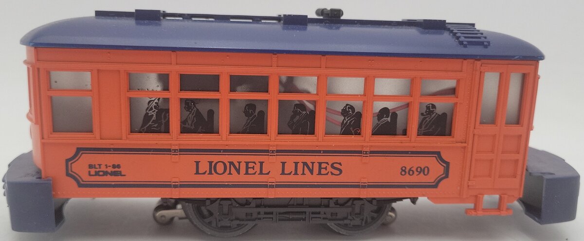 Lionel 6-8690 O Gauge Lionel Lines Trolley Car #8690 EX