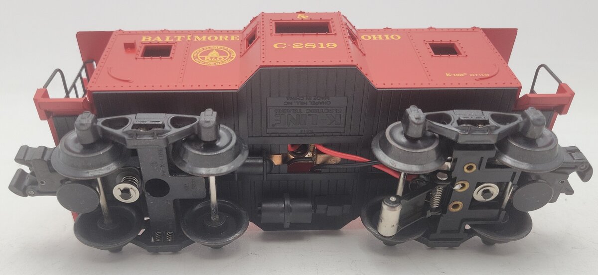 K-Line K614-1092 Baltimore & Ohio Caboose EX/Box