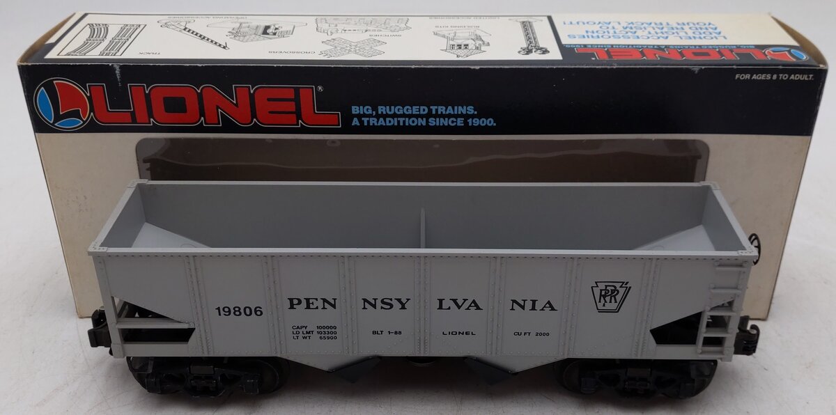Lionel 6-19806 O Gauge Pennsylvania Operating Hopper #19806 EX/Box
