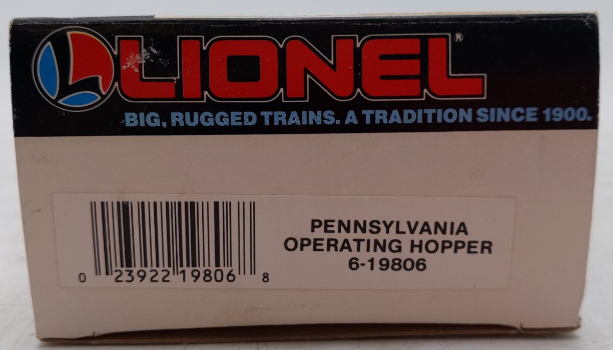 Lionel 6-19806 O Gauge Pennsylvania Operating Hopper #19806 EX/Box