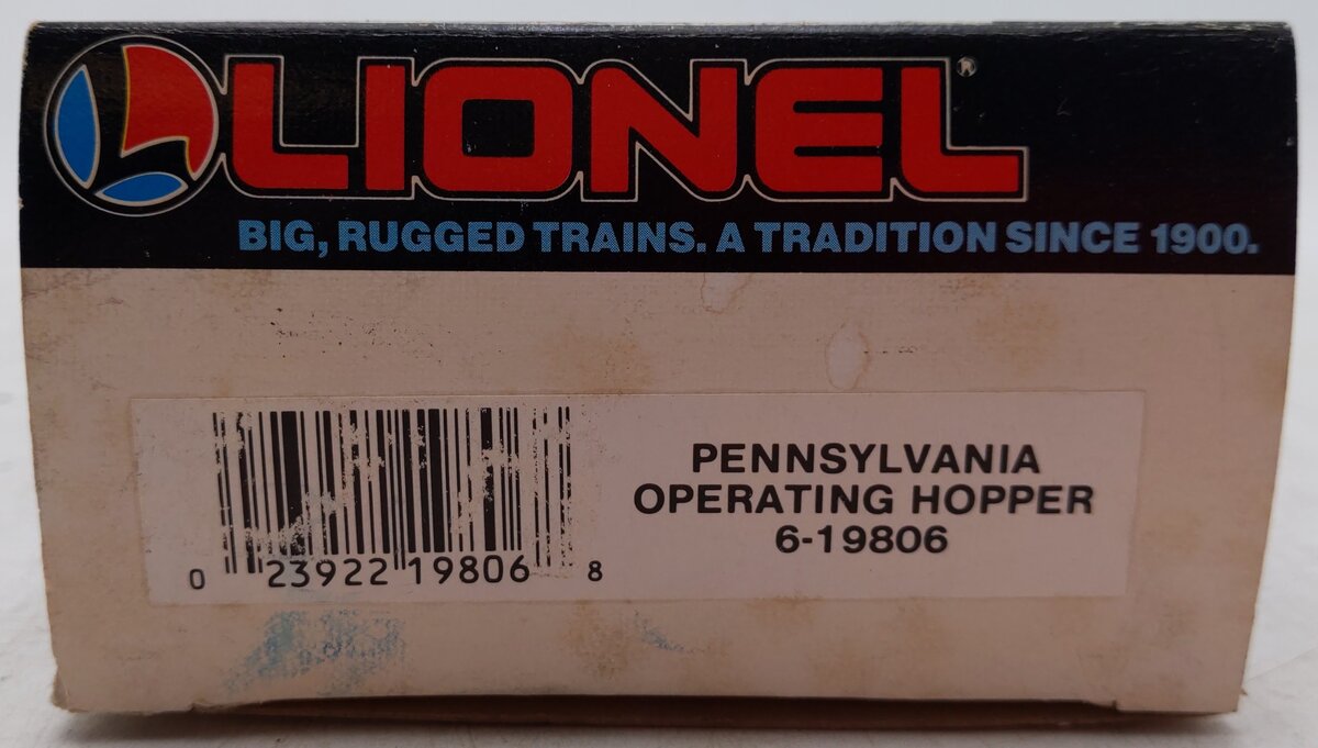Lionel 6-19806 O Gauge Pennsylvania Operating Hopper #19806 EX/Box