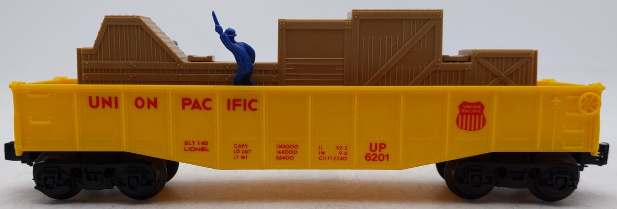Lionel 6-6201 O Gauge Union Pacific Animated Gondola EX/Box