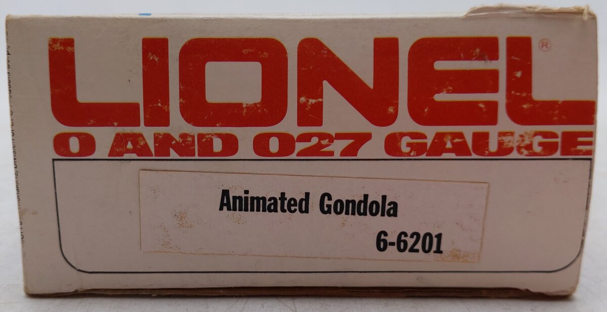 Lionel 6-6201 O Gauge Union Pacific Animated Gondola EX/Box