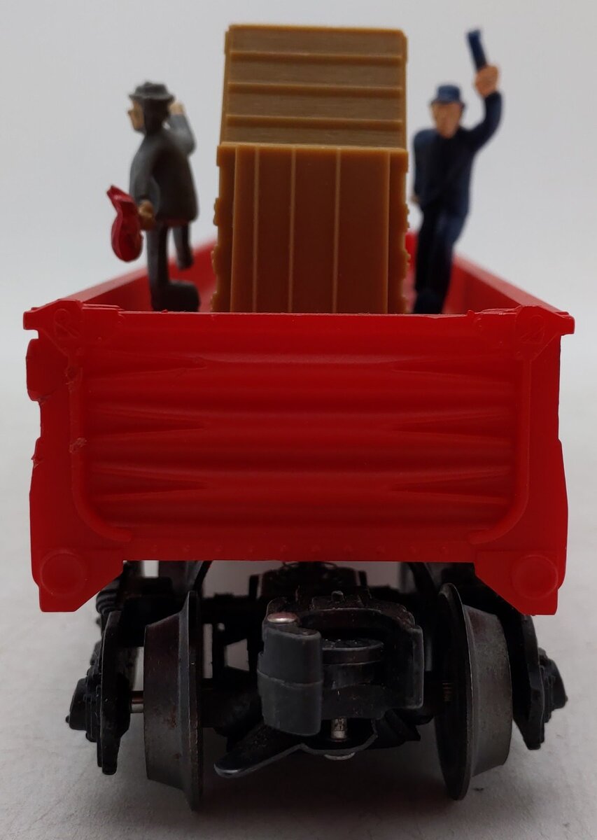 Lionel 6-9307 O Gauge Erie Animated Cop & Hobo Gondola #9307 VG