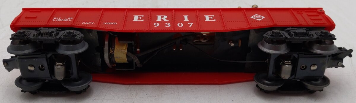 Lionel 6-9307 O Gauge Erie Animated Cop & Hobo Gondola #9307 VG