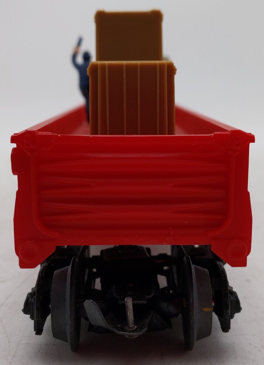 Lionel 6-9307 O Gauge Erie Animated Cop & Hobo Gondola #9307 VG