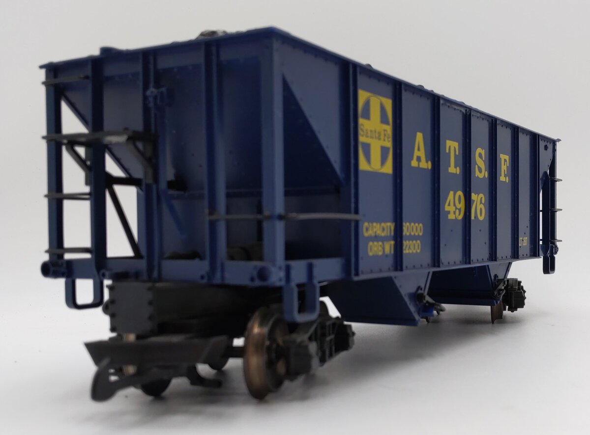 LGB 4076-D02 G Scale ATSF 2-Bay Hopper #4976 EX