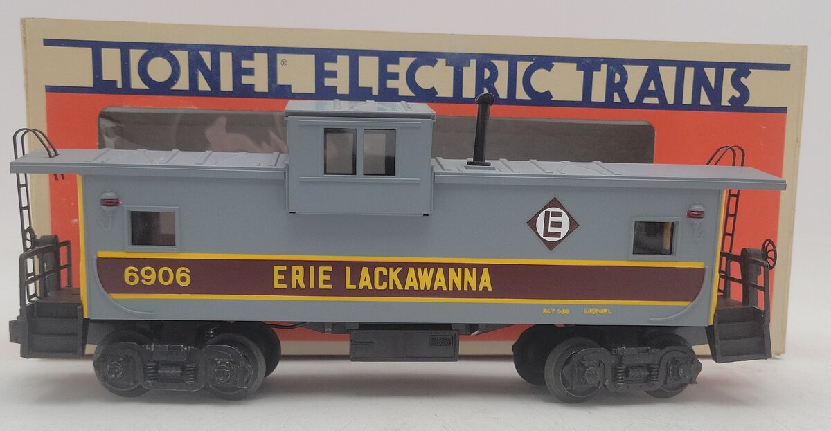 Lionel 6-6906 O Gauge Erie Lackawanna Extended Vision Caboose #6906 EX/Box
