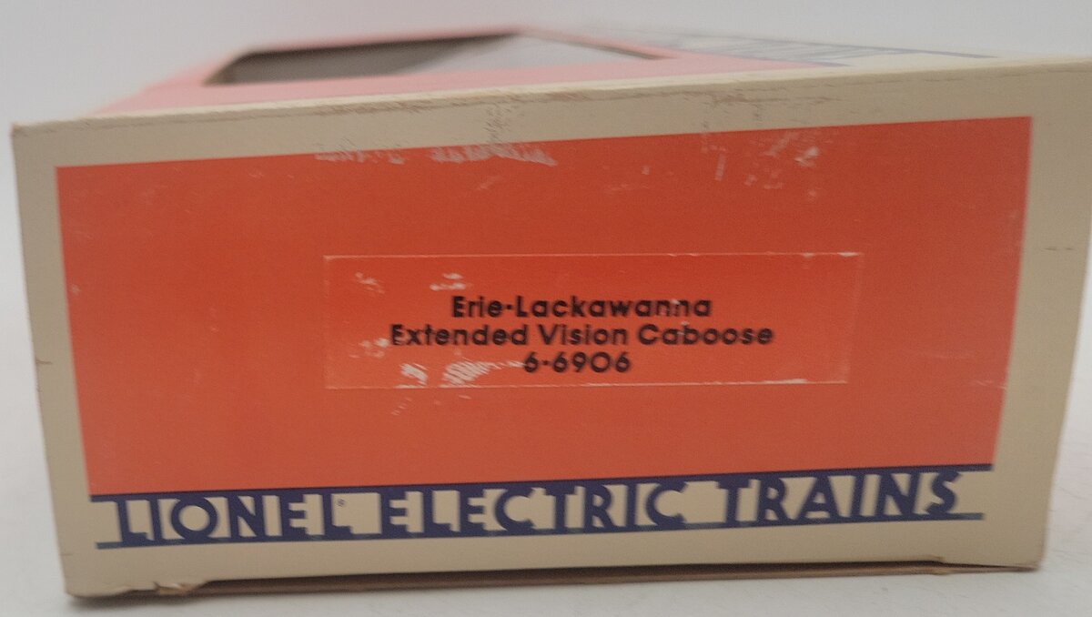 Lionel 6-6906 O Gauge Erie Lackawanna Extended Vision Caboose #6906 EX/Box