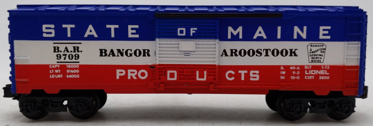 Lionel 6-9709 O Gauge State of Maine Box Car VG/Box