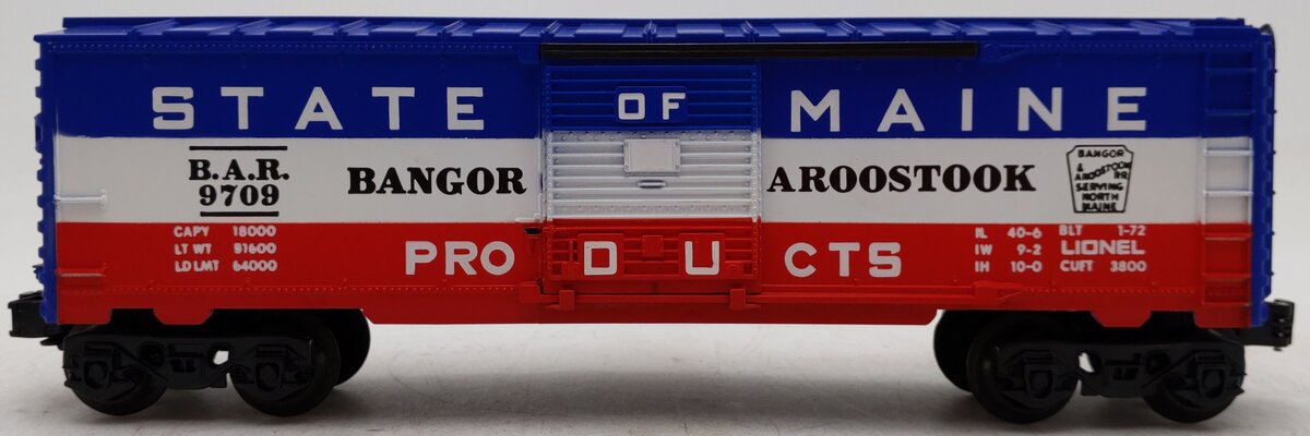 Lionel 6-9709 O Gauge State of Maine Box Car VG/Box