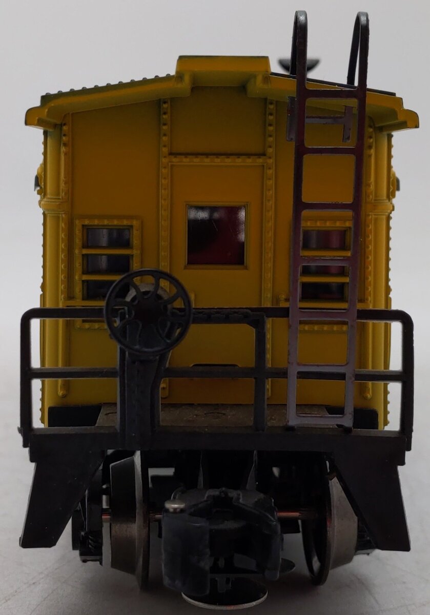 Lionel 6-9317 O Gauge AT&SF Blue & Yellow Bay Window Caboose #9317 VG