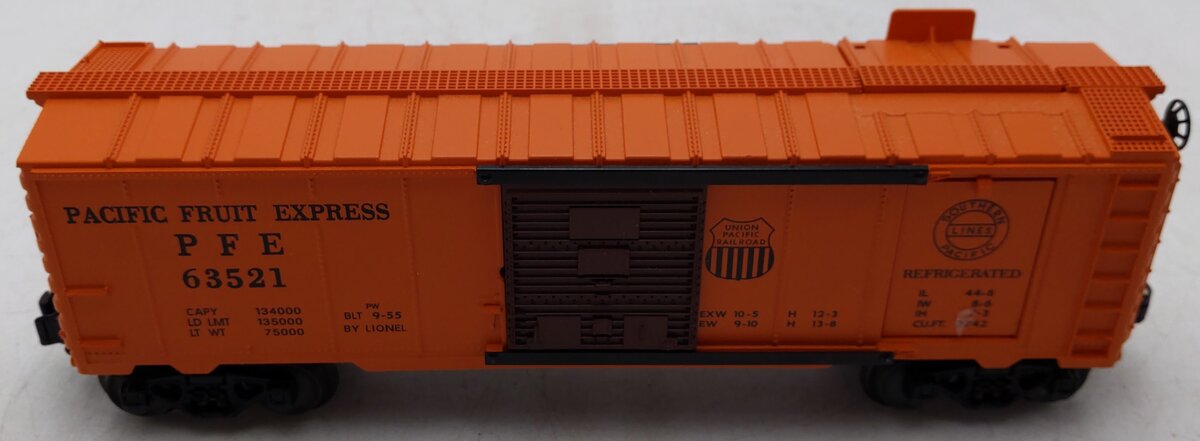 Lionel 63521 Vintage O Operating Pacific Fruit Express Ice Car VG