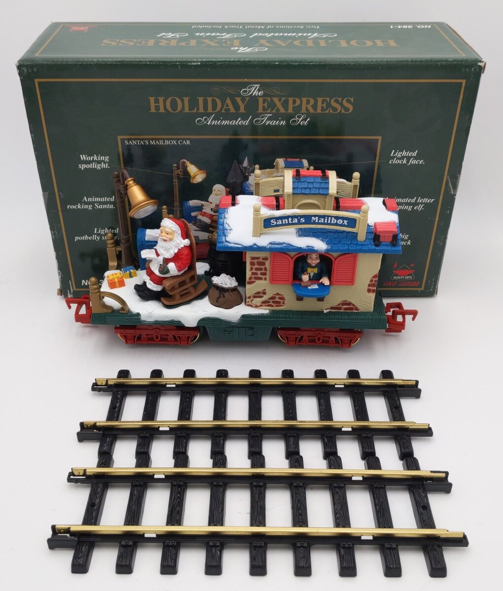 New Bright 384-1 G Scale Santa's Mailbox Car EX/Box